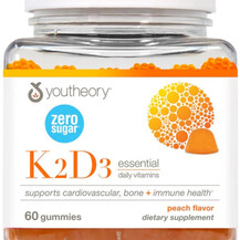 Vitamin K2-D3 Gummy Peach Flavor Витамины D3 + K2