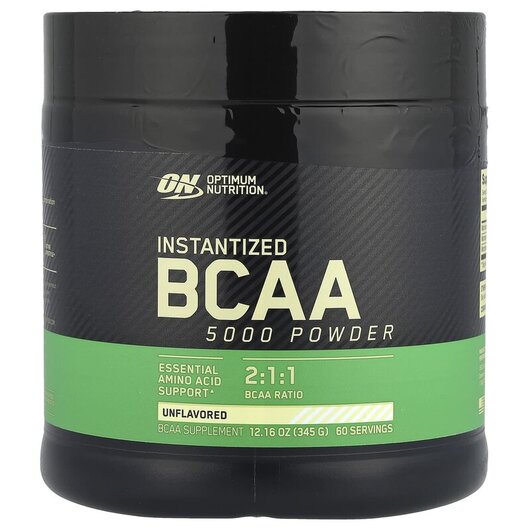 Основне фото товару BCAA 5000 Powder Instantized Unflavored Основне фото товару Instantized BCAA 5000, BCAA в порошку без запаху, 345 г