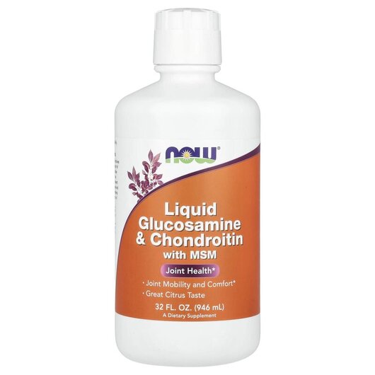 Основне фото товару Liquid Glucosamine & Chondroitin with MSM Citrus Основне фото товару Glucosamine & Chondroitin with MSM, Глюкозамін Хондроітин, 94