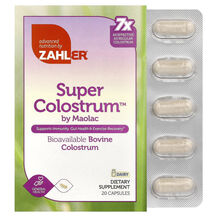 Колострум Super Colostrum, 300 mg Zahler 20 капсул