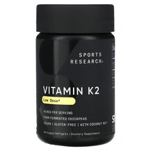 Vitamin K2 Low Dose 45 mcg Витамин K2 Sports Research Vitamin K2 Low Dose 45 mcg Витамин K2 Sports Research