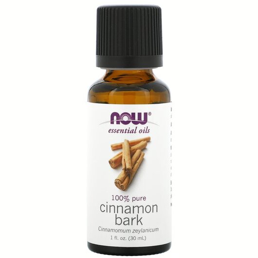 Основное фото товара Pure Essential Oil Cinnamon Bark Основное фото товара NOW Foods, Эфирное масло, Pure Essential Oil Cinnamon Bark, 30 мл