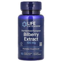 Чорниця Bilberry Extract 100 mg Life Extension 90 капсул