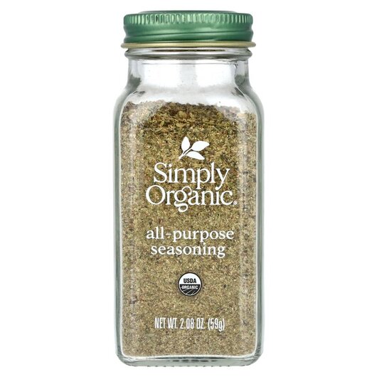 Основне фото товару All-Purpose Seasoning Основне фото товару Simply Organic, All-Purpose Seasoning, Спеції, 59 г