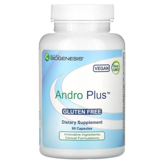 Основное фото товара Andro Plus Основное фото товара Nutra BioGenesis, Поддержка Либидо, Andro Plus, 90 капсул