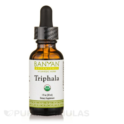 Основне фото товару Triphala Liquid Extract Organic Основне фото товару Banyan Botanicals, Triphala Liquid Extract Organic, Трифала, 30 м