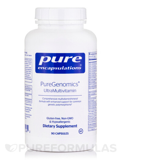 Основное фото товара Мультивитамины, PureGenomics UltraMultivitamin, 90 капсул