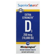 Extra Strength D3 250 mcg 10000 IU Витамин D3 Superior Extra Strength D3 250 mcg 10000 IU Витамин D3 Superior