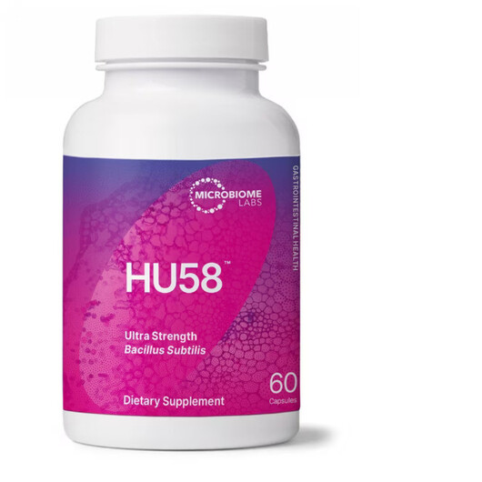 Основне фото товару HU58 High Potency Bacillus Subtilis, Пробіотики, 60 капсул