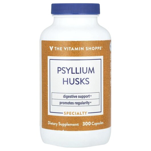 Основне фото товару TheVitaminShoppe, Psyllium Husks, Псиліум, 300 капсул