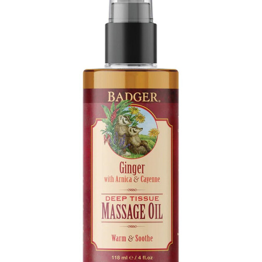 Основное фото товара Deep Tissue Massage Oil Ginger Основное фото товара Badger, Корень Имбиря, Deep Tissue Massage Oil Ginger, 118 мл