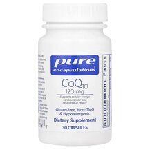 Коензим CoQ10 CoQ10 120 mg Pure Encapsulations 30 капсул Коензим CoQ10 CoQ10 120 mg Pure Encapsulations 30 капсул