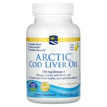 Олія печінки тріски Arctic Cod Liver Oil Nordic Naturals