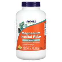 Вітамін B8 Інозитол Magnesium Inositol Relax Lemonade NOW Вітамін B8 Інозитол Magnesium Inositol Relax Lemonade NOW