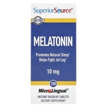 Мелатонін Melatonin 10 mg Superior Source 100 таблеток Мелатонін Melatonin 10 mg Superior Source 100 таблеток