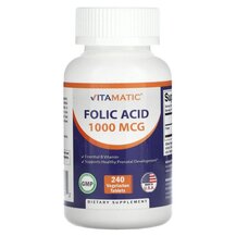 Вітамін B9 Фолієва кислота Folic Acid 1000 mcg Vitamatic