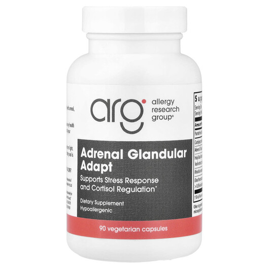 Основне фото товару Adrenal Glandular Adapt, Підтримка наднирників, 90 капсул