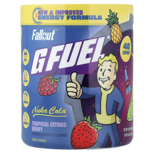 Основне фото товару Energy Formula Fallout Nuka Cola Tropical Citrus Berry Основне фото товару Energy Formula Fallout Nuka Cola Tropical Citrus, Мультивітаміни,
