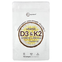Вітаміни D3 K2 Vitamin D3 & K2 Micro Ingredients