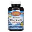 Фото товару Maximum Omega Minis Natural Lemon Flavor 1000, Омега 3, 120 Mini 
