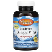 Омега 3 Maximum Omega Minis Natural Lemon Flavor 1000 mg Омега 3 Maximum Omega Minis Natural Lemon Flavor 1000 mg