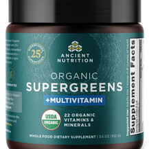 Organic SuperGreens + Multivitamin Powder Суперфуд Ancient