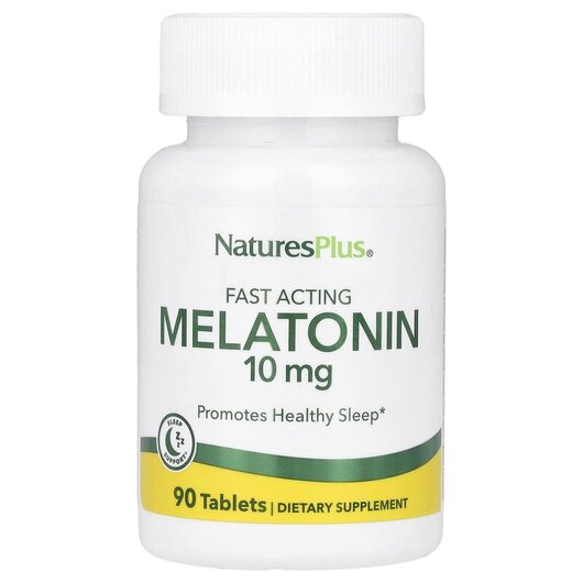 Основное фото товара Melatonin 10 mg Основное фото товара Natures Plus, Мелатонин, Melatonin 10 mg, 90 таблеток