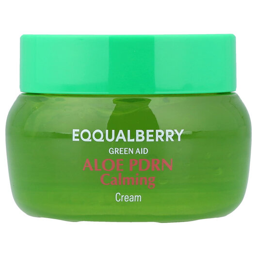 Основне фото товару Green Aid Aloe PDRN Calming Cream Основне фото товару EQQUALBERRY, Green Aid Aloe PDRN Calming Cream, Крем, 50 мл