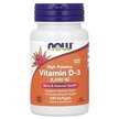 Фото товару Vitamin D-3 High Potency 2000 IU Фото товару NOW Foods, Vitamin D-3 2000 IU, Вітамін D-3 2000 МО, 240 капсул