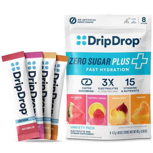 Основне фото товару Zero Sugar Plus Raspberry Lemonade Watermelon Tangerine, Електрол