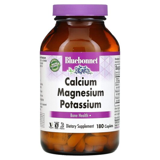 Основне фото товару Calcium Magnesium Potassium Основне фото товару Calcium Magnesium Potassium, Кальцій Магній Калій, 180 капсул