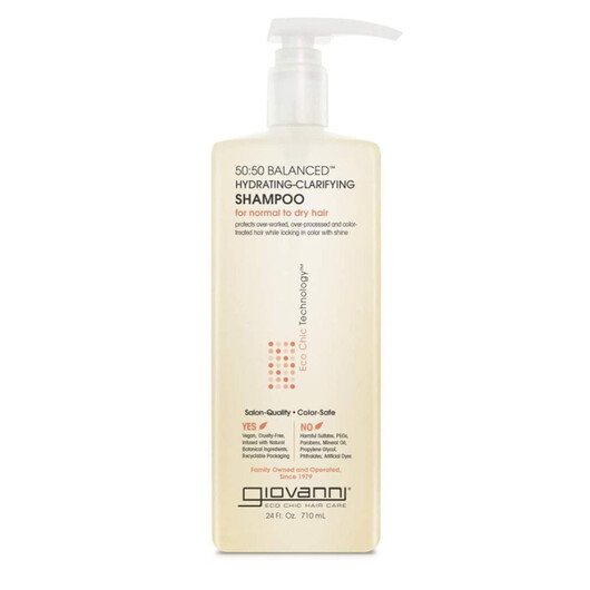 Основное фото товара 50:50 Balanced Hydrating-Clarifying Shampoo Основное фото товара Giovanni, Шампунь, 50:50 Balanced Hydrating-Clarifying Shampoo, 7