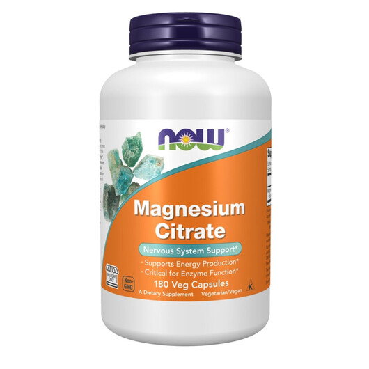 Основное фото товара Magnesium Citrate Основное фото товара NOW, Цитрат магния, Magnesium Citrate, 180 капсул