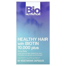 Вітаміни для волосся Healthy Hair with Biotin 10000 Plus Вітаміни для волосся Healthy Hair with Biotin 10000 Plus