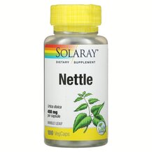 Nettle 450 mg Крапива 450 мг Solaray 100 капсул Nettle 450 mg Крапива 450 мг Solaray 100 капсул