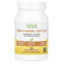 Akkermansia 30B PLUS Аккермансия Super Nutrition 60 капсул