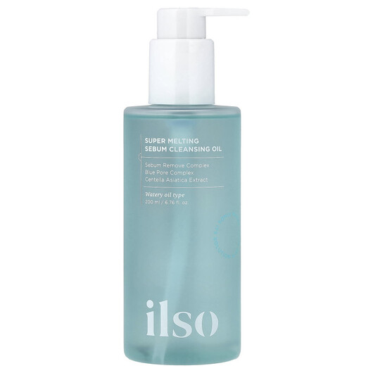 Основное фото товара Super Melting Sebum Cleansing Oil Основное фото товара ilso, Очищающий бальзам, Super Melting Sebum Cleansing Oil, 200 м