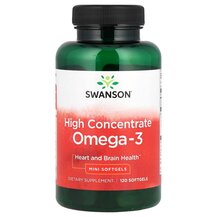 High Concentrate Omega-3 Рыбий жир Омега-3 Swanson High Concentrate Omega-3 Рыбий жир Омега-3 Swanson