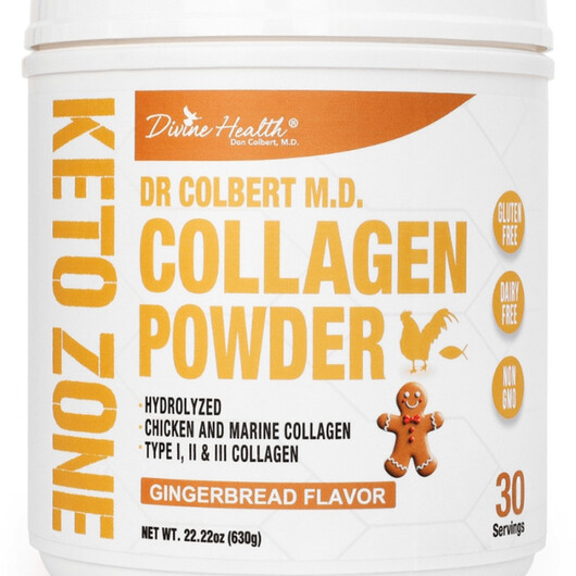 Основное фото товара Dr. Colbert M.D. Collagen Powder Gingerbread Flavor Основное фото товара Dr. Colbert M.D. Collagen Powder Gingerbread, Коллагеновые пептид