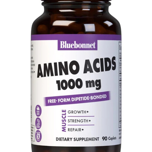 Основне фото товару Amino Acids Основне фото товару Bluebonnet Nutrition, Amino Acids, Амінокислоти, 90 таблеток