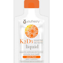 Vitamin K2-D3 Liquid Peach Flavor Витамины D3 + K2 12 шт
