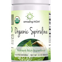 Amazing India Organic Spirulina Powder Спирулина Amazing Amazing India Organic Spirulina Powder Спирулина Amazing