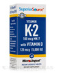 Фото товару Vitamin K2 100 mcg Mk7 with Vitamin, Вітамін D, 60 MicroLingual&r