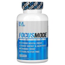 FocusMode Поддержка мозга EVLution Nutrition 30 капсул FocusMode Поддержка мозга EVLution Nutrition 30 капсул