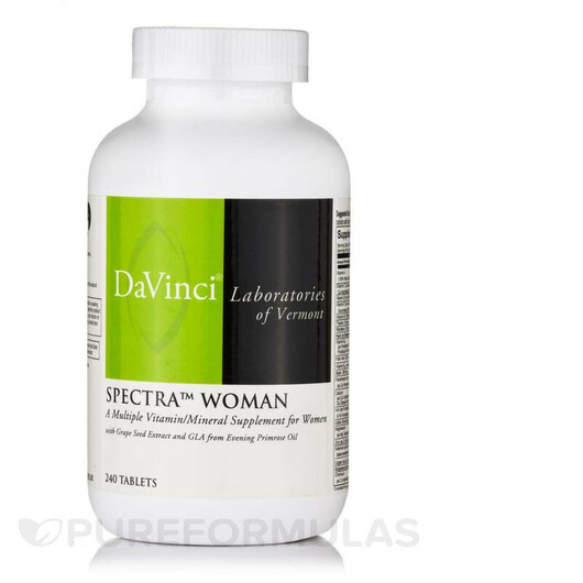 Основне фото товару Spectra Woman Основне фото товару DaVinci Laboratories, Spectra Woman, Вітаміни для жінок, 240 табл