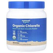 Хлорела Organic Chlorella Powder Nutricost 454 г