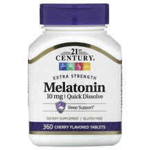 Melatonin Quick Dissolve Cherry 10 mg Мелатонин 21st