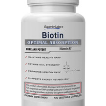 Biotin Витамин B7 Биотин Superior Labs 120 капсул