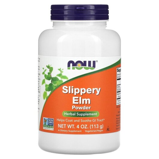 Основное фото товара Slippery Elm Powder Основное фото товара NOW Foods, Скользкий Вяз Порошок, Slippery Elm Powder, 113 г
