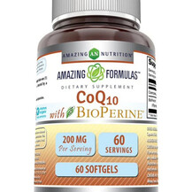 Коензим CoQ10 Amazing Formulas CoQ10 With Bioperine